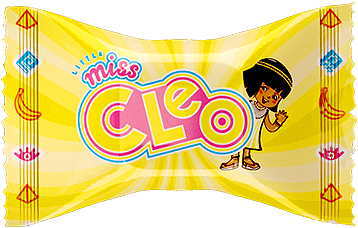 Little Miss Cleo cо вкусом банана,возд.рисом и карамелью,глазированные  шоколадом