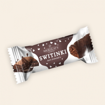 Конфеты мультизлаковые "SWITINKI - dark shokolat'e" в темной кондитерской глазури 3 кг/кор.