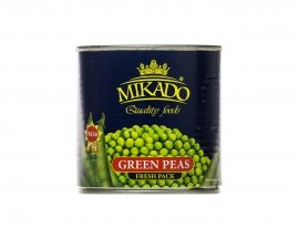 Горошек зеленый консервированный  ж/б   1/ 425 мл.12 шт.  (MIKADO)
