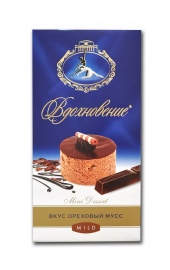 Вдохновение Mini Dessert вкус Ореховый мусс 1*4*17 шт. 100 гр. (шоколад)