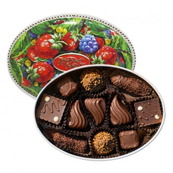 Набор шоколадных конфет Фруктовый каприз, Красный Октябрь, 325 гр.