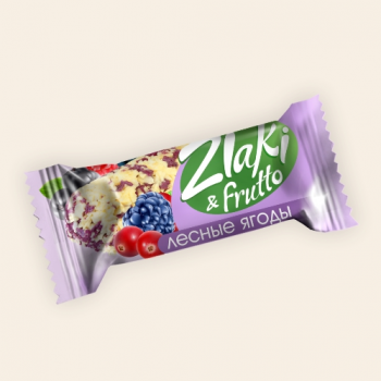 Конфеты мультизлаковые "Zlaki&frutto" с белой глазурью лесные ягоды 2кг/кор.