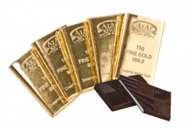 Пятнадцать  грамм золота  1/3 кг  ( конфеты )