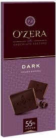 O'Zera Dark 55% 1/90 гр /18 шт (шоколад)
