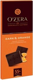 O'Zera Dark & Orange 55% 1/90 гр /18 шт (шоколад)