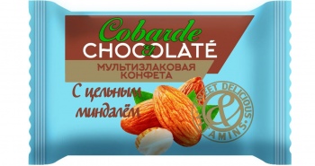 COBARDE EL CHOCOLATE мультизлаковые с миндалём    1/200гр.*21шт.  ( конфеты)    
