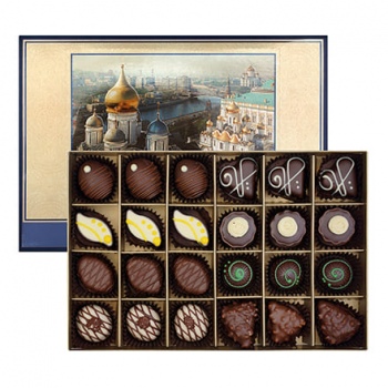 Набор шоколадных конфет Открытое письмо, книга большая, Красный Октябрь, 260 гр.